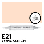 Copic Sketch E21 - Soft Sun
