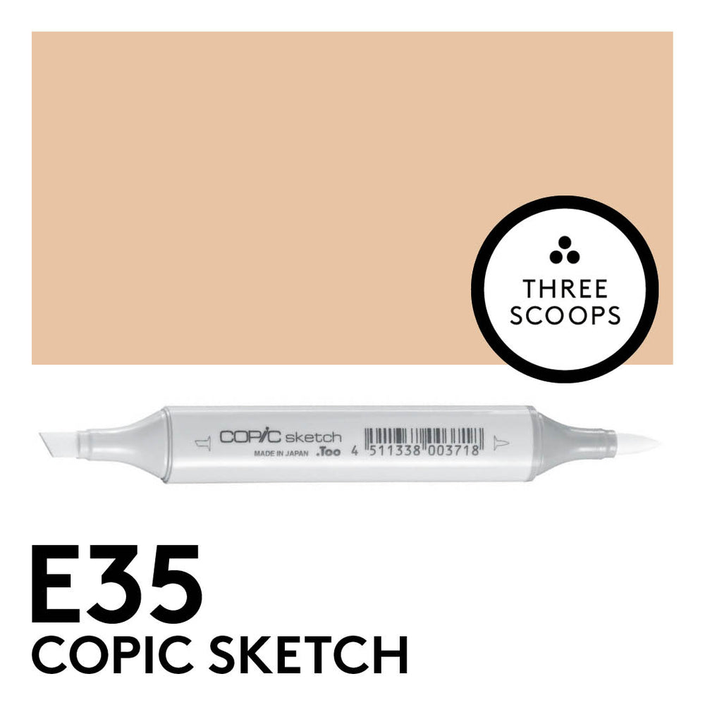 Copic Sketch E35 - Chamois