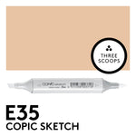 Copic Sketch E35 - Chamois