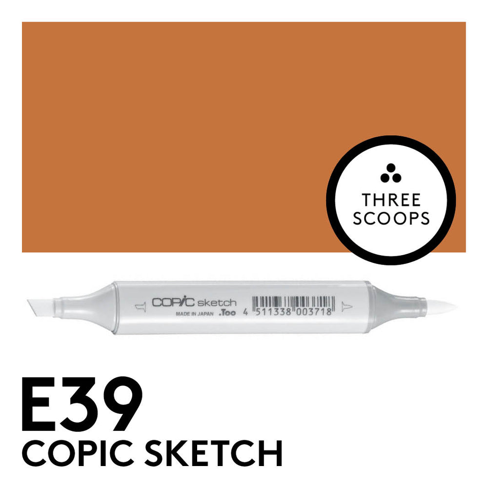 Copic Sketch E39 - Leather