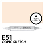 Copic Sketch E51 - Milky White