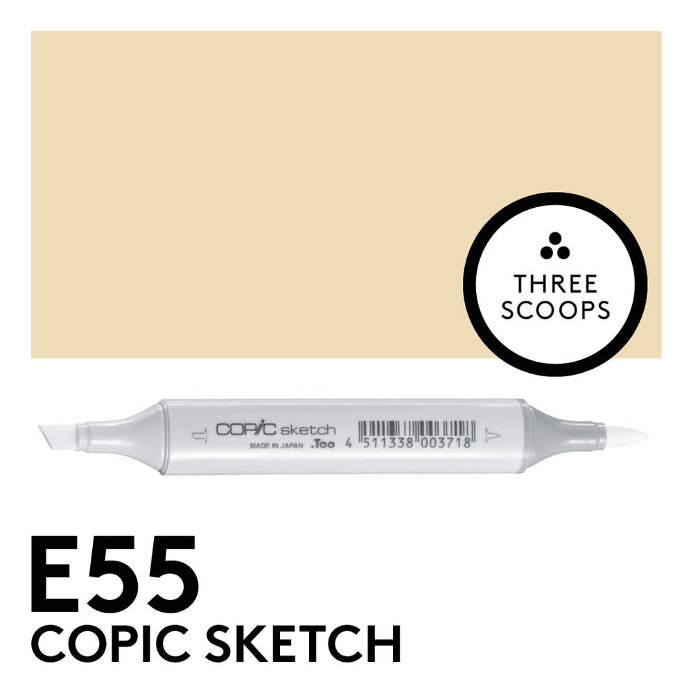 Copic Sketch E55 - Light Carmel