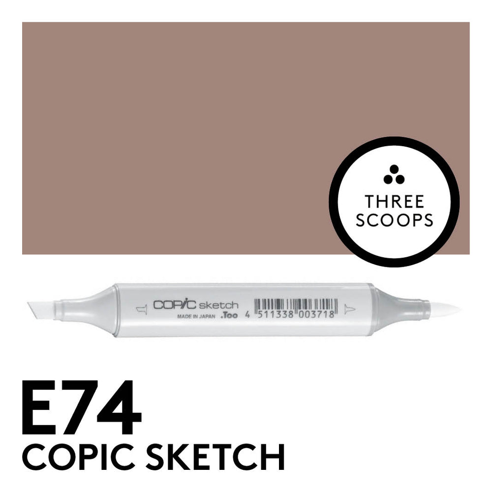 Copic Sketch E74 - Cocoa Brown