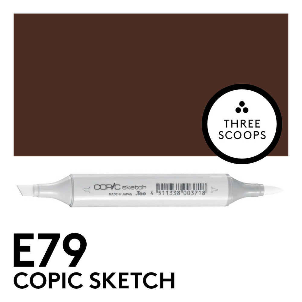 Copic Sketch E79 - Cashew