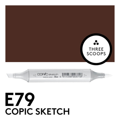 Copic Sketch E79 - Cashew