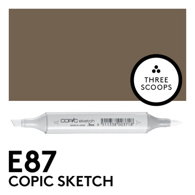 Copic Sketch E87 - Fig