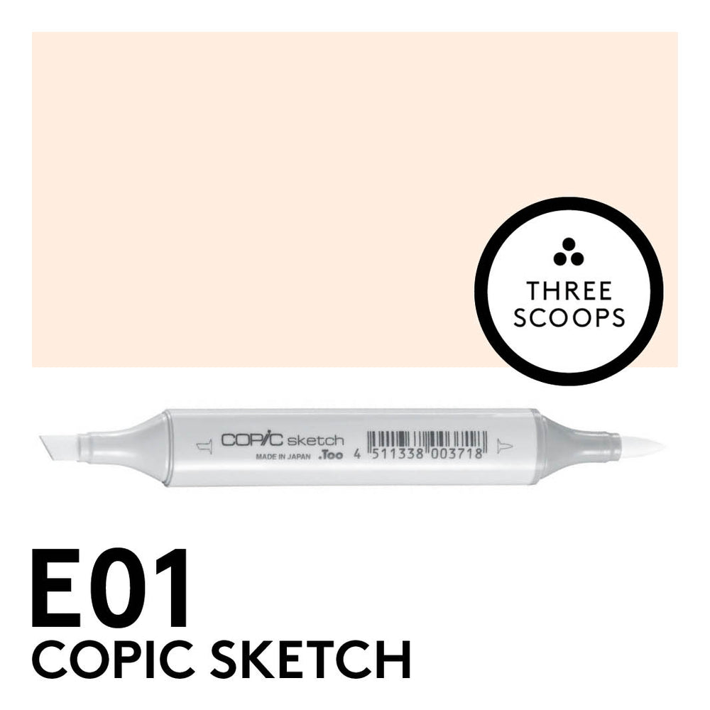 Copic Sketch E01 - Pink Flamingo
