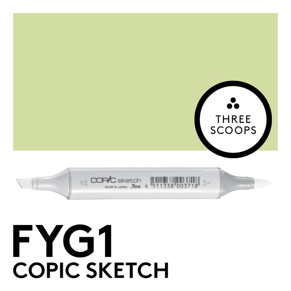 Copic Sketch FYG1 - Fluorescent Yellow