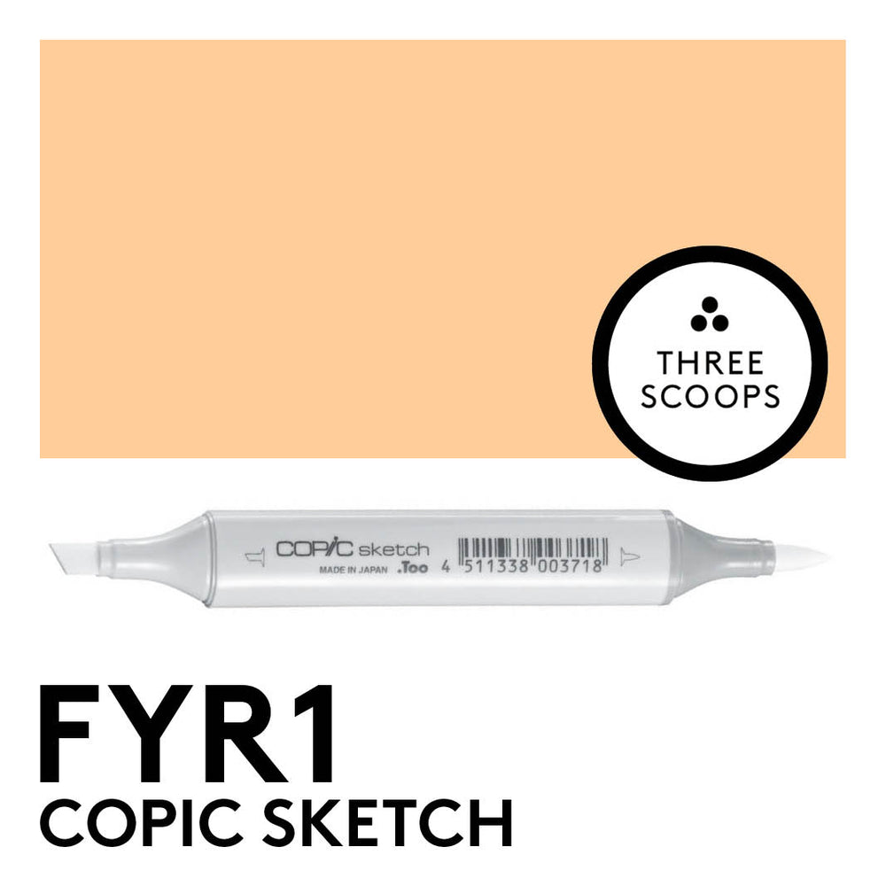 Copic Sketch FYR1 - Fluorescent Orange