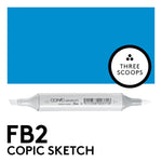 Copic Sketch FB2 - Fluorescent Dull Blue