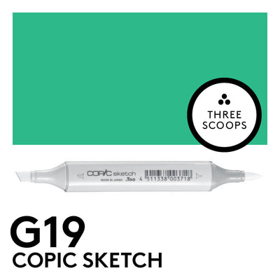 Copic Sketch G19 - Bright Parrot Green