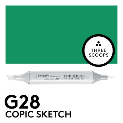 Copic Sketch G28 - Ocean Green