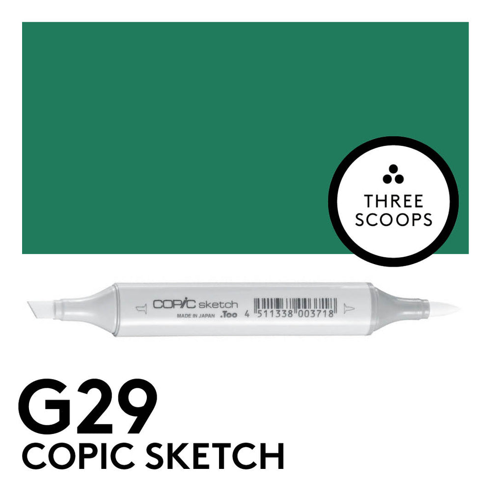 Copic Sketch G29 - Pine Tree Green