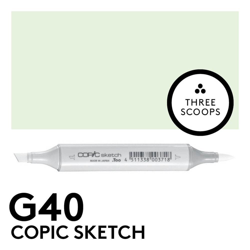 Copic Sketch G40 - Dim Green