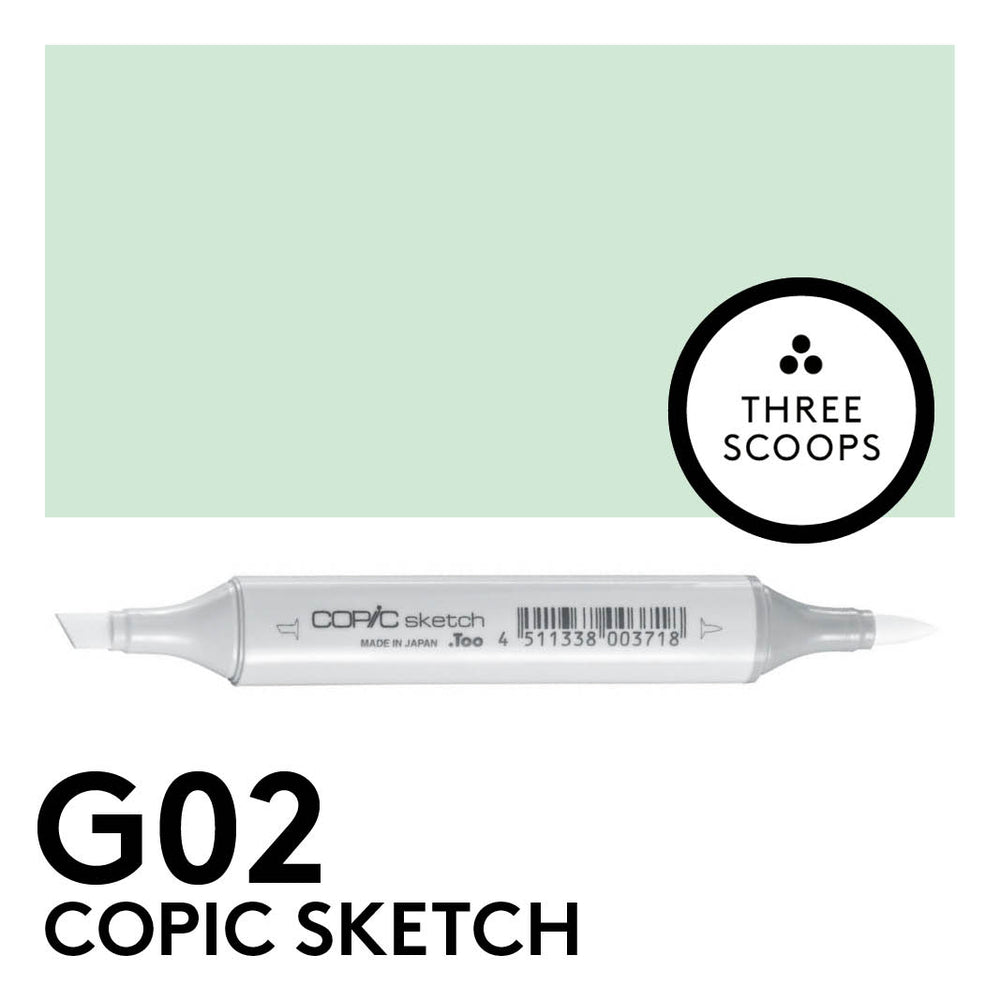 Copic Sketch G02 - Spectrum Green