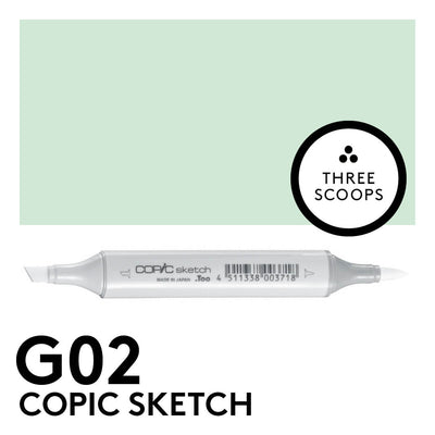 Copic Sketch G02 - Spectrum Green