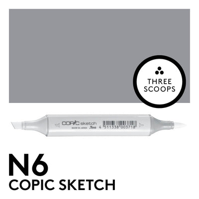 Copic Sketch N6 - Neutral Gray