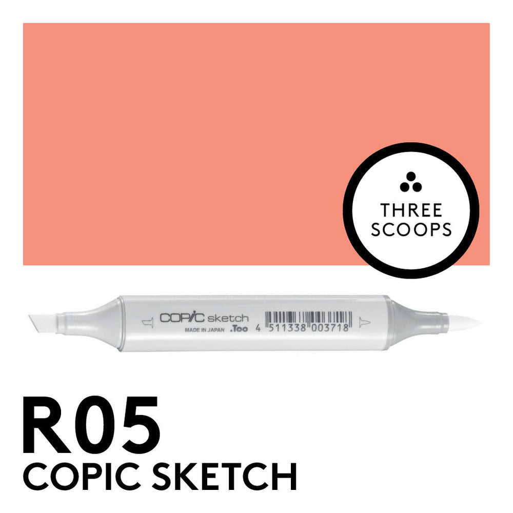 Copic Sketch R05 - Salmon Red