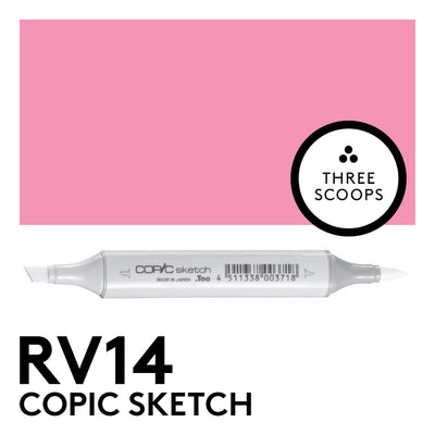 Copic Sketch RV14 - Begonia Pink