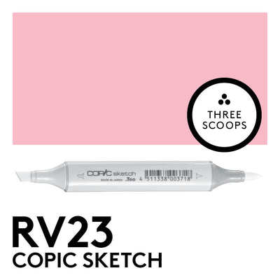 Copic Sketch RV23 - Pure Pink
