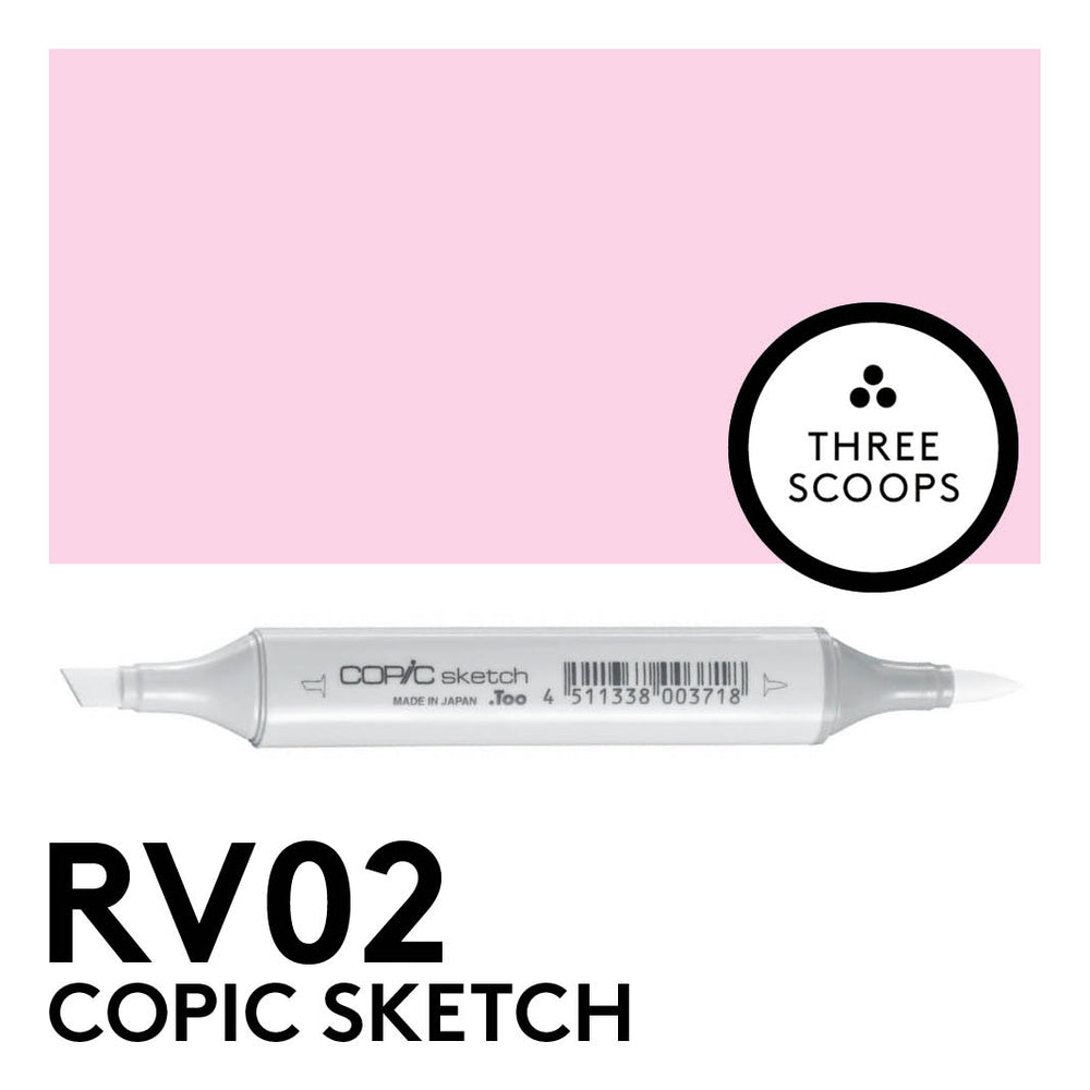 Copic Sketch RV02 - Sugared Almond Pink