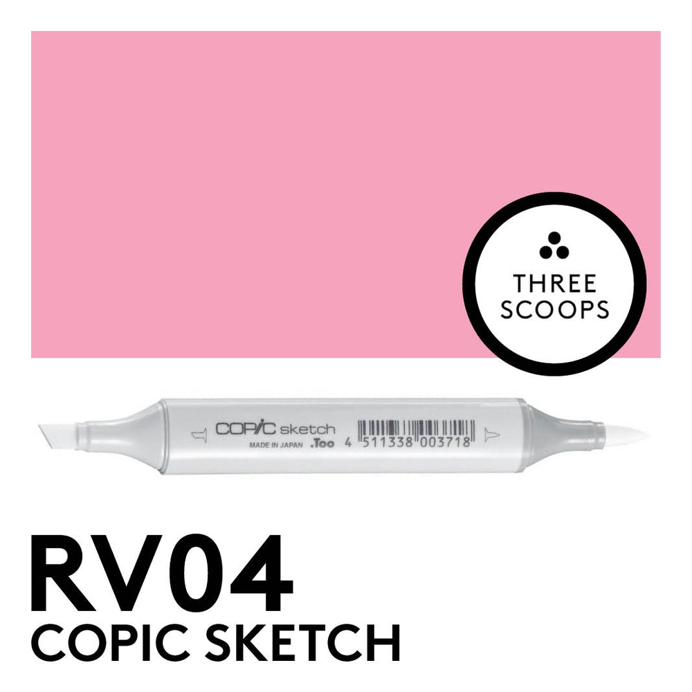 Copic Sketch RV04 - Shock Pink