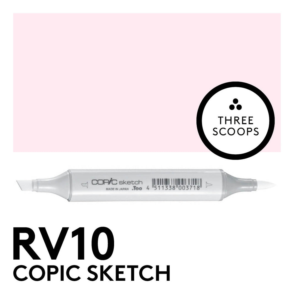 Copic Sketch RV10 - Pale Pink