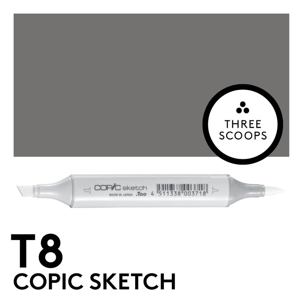 Copic Sketch T8 - Toner Gray