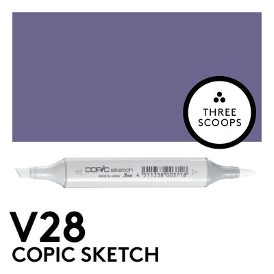 Copic Sketch V28 - Eggplant
