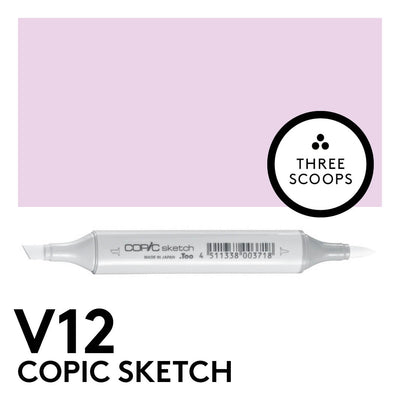 Copic Sketch V12 - Pale Lilac