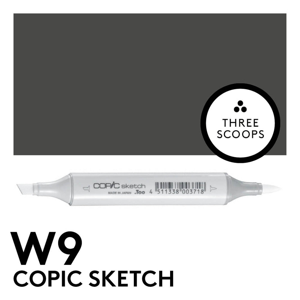 Copic Sketch W9 - Warm Gray