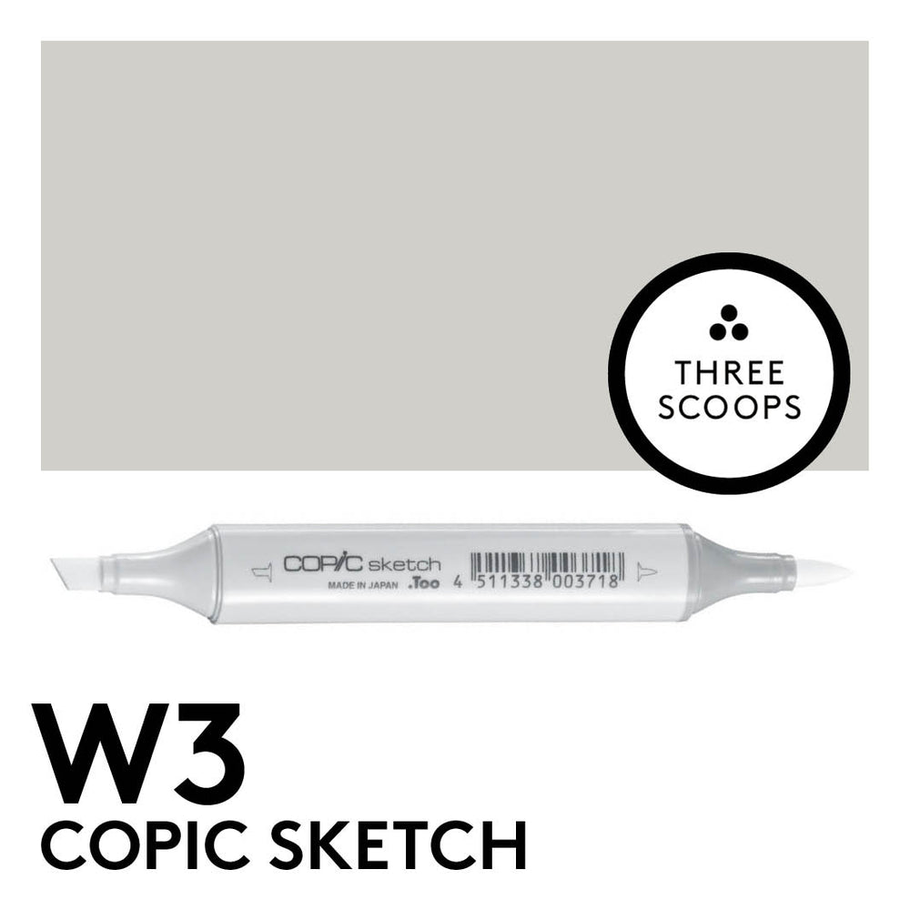 Copic Sketch W3 - Warm Gray