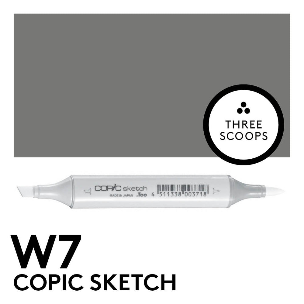 Copic Sketch W7 - Warm Gray
