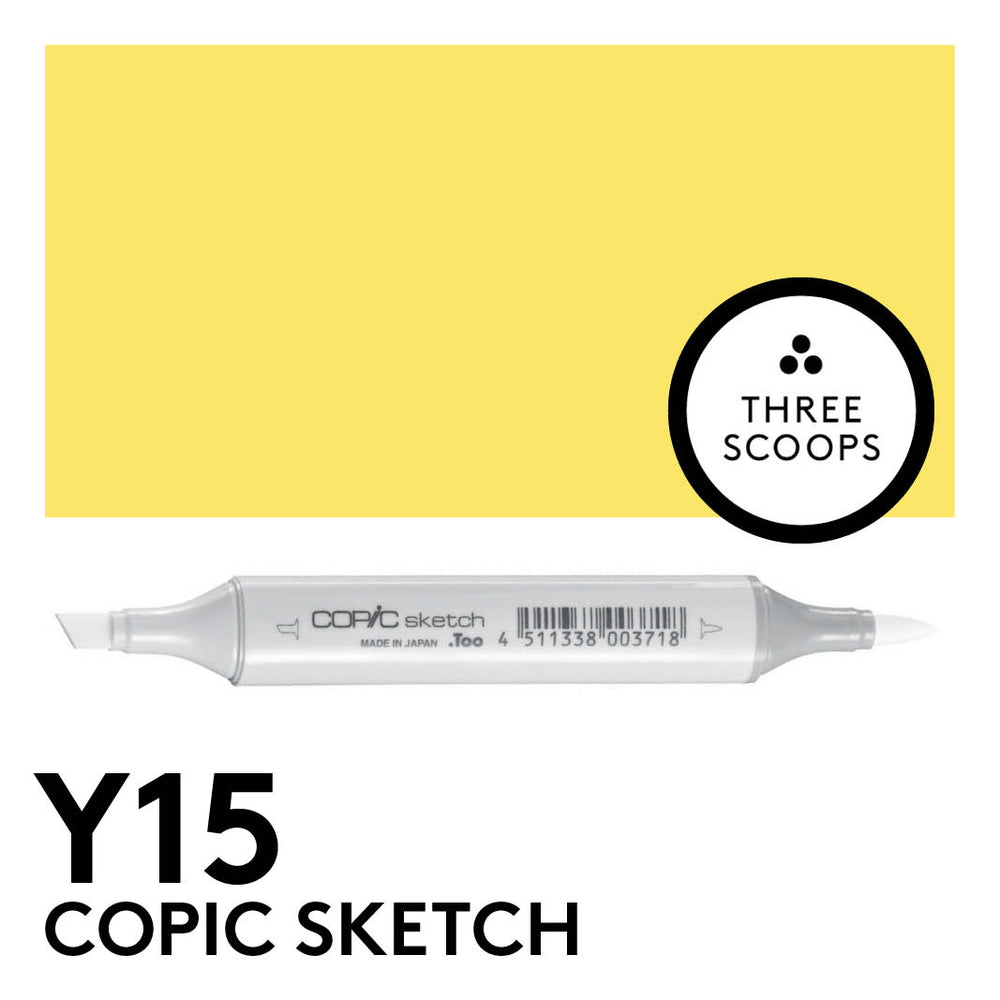 Copic Sketch Y15 - Cadmium Yellow