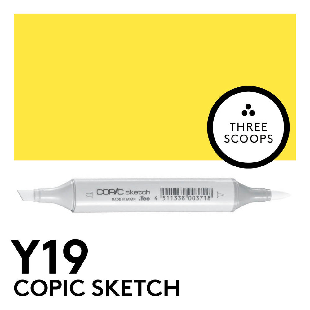 Copic Sketch Y19 - Napoli Yellow