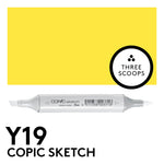 Copic Sketch Y19 - Napoli Yellow