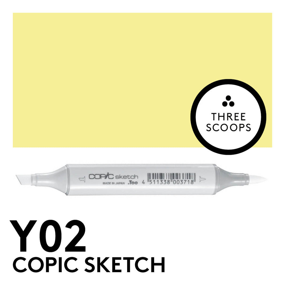 Copic Sketch Y02 - Canary Yellow