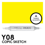 Copic Sketch Y08 - Acid Yellow