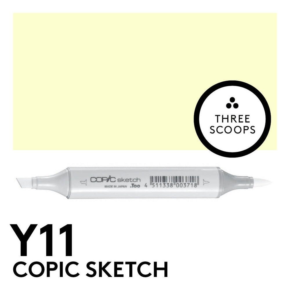 Copic Sketch Y11 - Pale Yellow