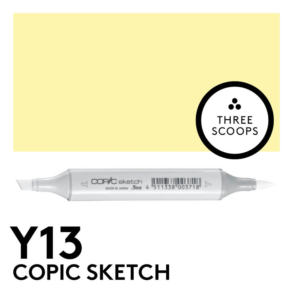 Copic Sketch Y13 - Lemon Yellow