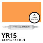 Copic Sketch YR15 - Pumpkin Yellow