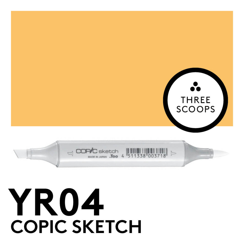 Copic Sketch YR04 - Chrome Orange