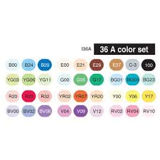 Copic Ciao sæt A - 36 stk.