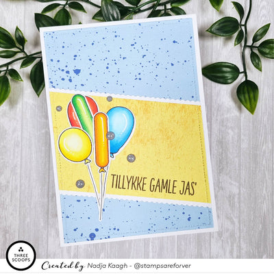 Blonde slimline card dies