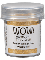 WOW Embossing Powder - Golden Vintage Lace