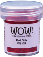 WOW Embossing Powder - Red Glitz