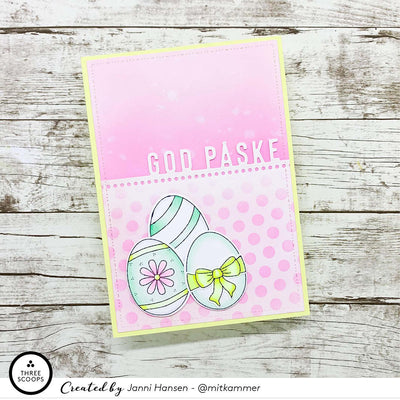 Tekst på linje - God påske/God jul/Godt nytår