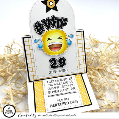 Mini Ballontal (stempel inkl. tilhørende dies)