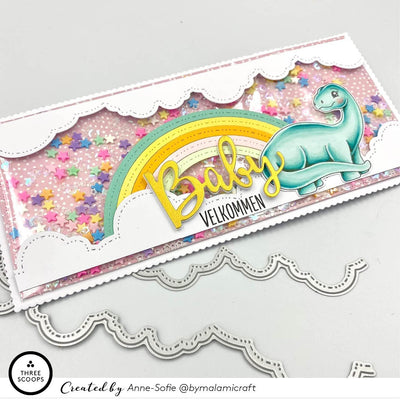 Blonde slimline card dies