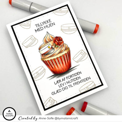 Baby og student cupcake